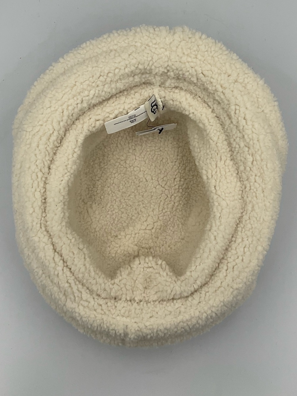 NWT UGG Women's Reversible AW Uggfluff Chestnut Bucket Hat Size L/XL - Picture 6 of 11